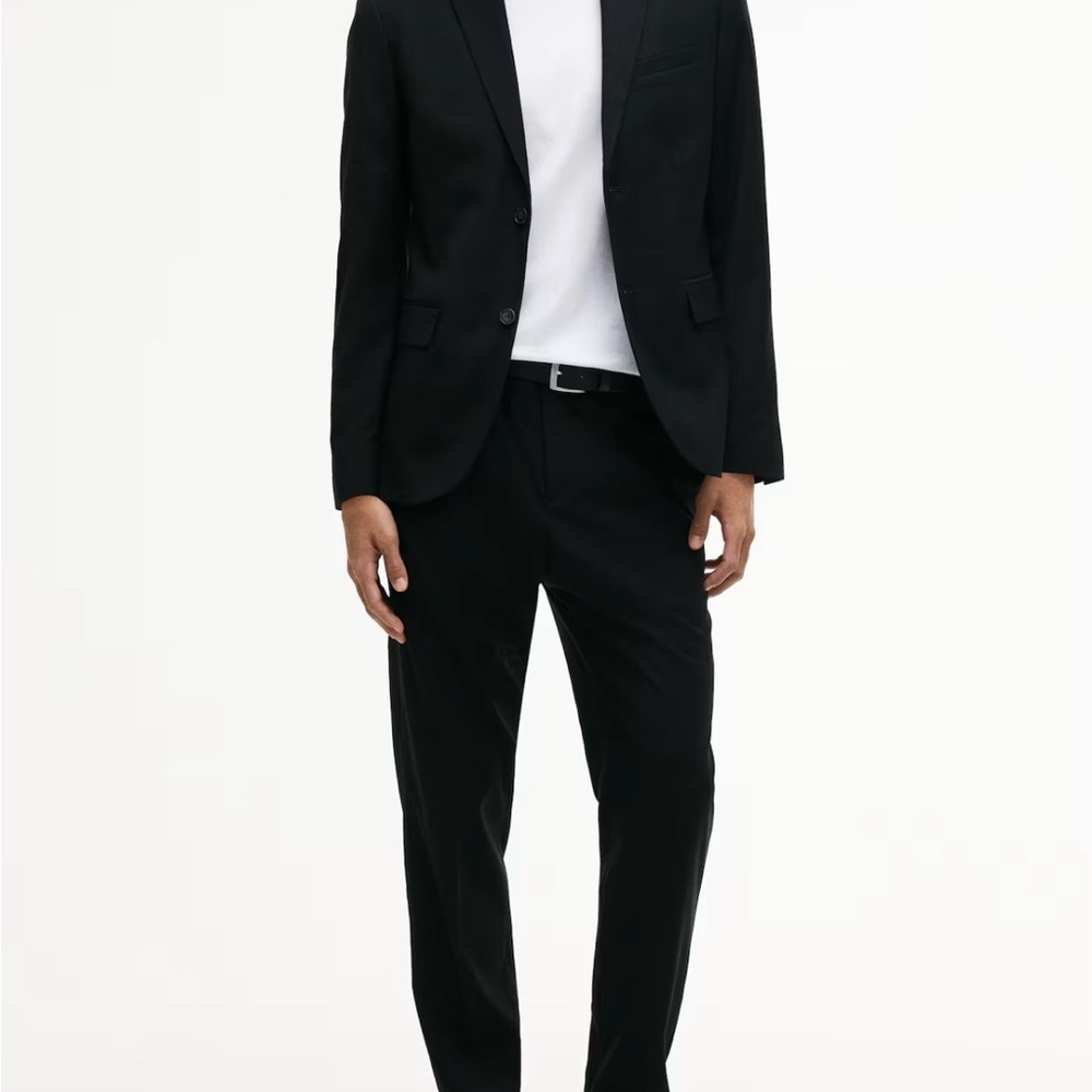 Men’s H&M black slim fit dress pant SZ 34R